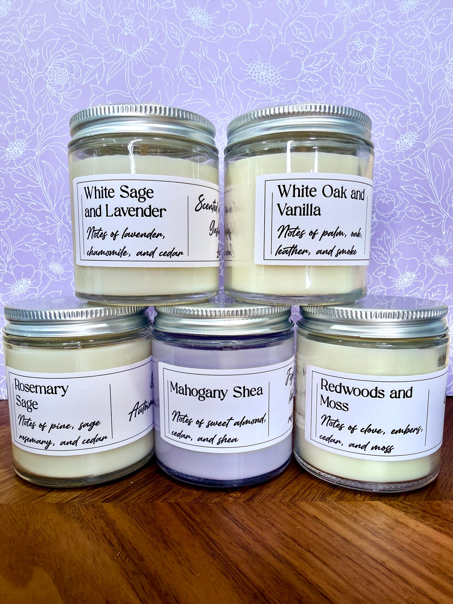 4oz Lupus Awareness Soy Candle | Handmade |