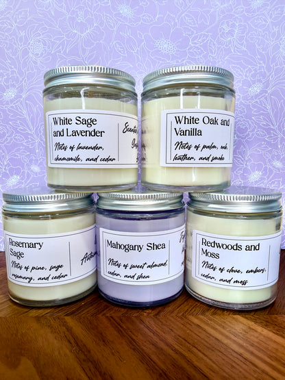 4oz Lupus Awareness Soy Candle | Handmade |