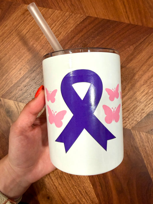 10oz Lupus Awareness Stainless Steel Tumbler