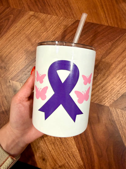 10oz Lupus Awareness Stainless Steel Tumbler