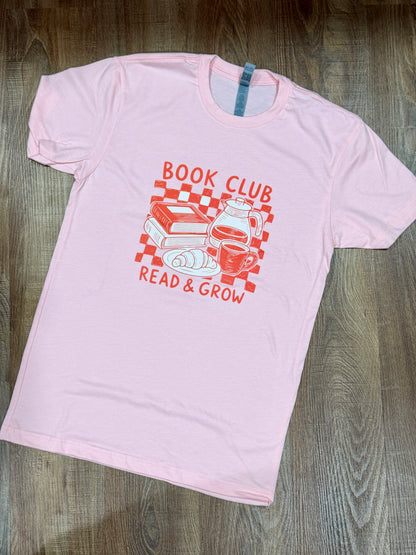 Book Club Read & Grow Graphic Tee