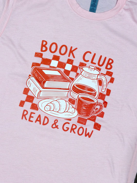 Book Club Read & Grow Graphic Tee