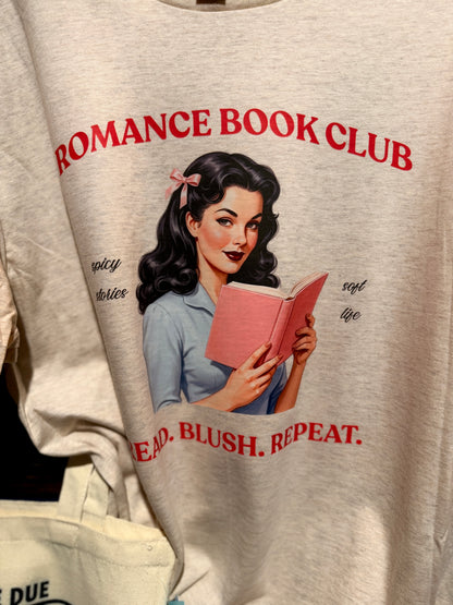 Retro Romance Book Club Tee