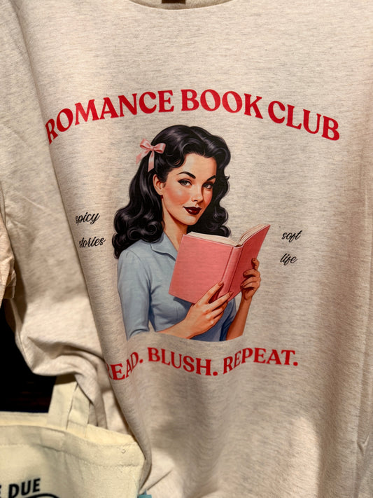 Retro Romance Book Club Tee