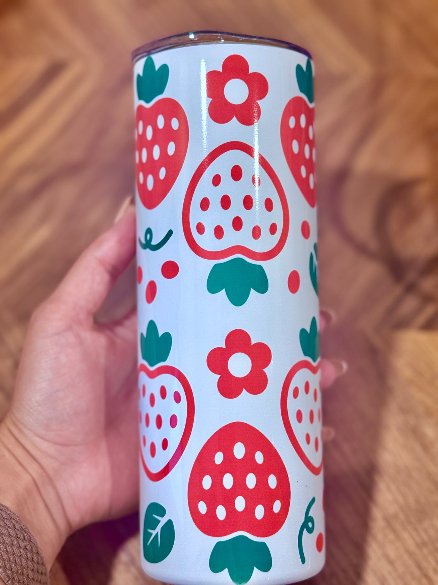 20oz Strawberry Skinny Tumbler