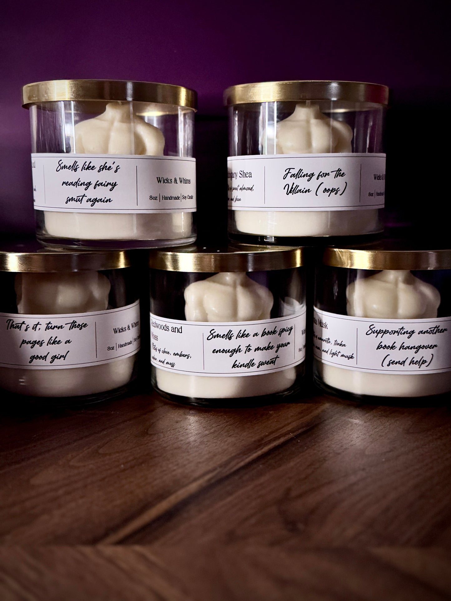 Male Figure Spicy Book Candles | 8oz