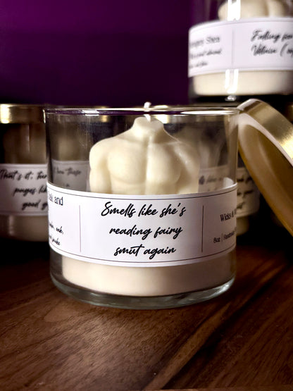 Male Figure Spicy Book Candles | 8oz