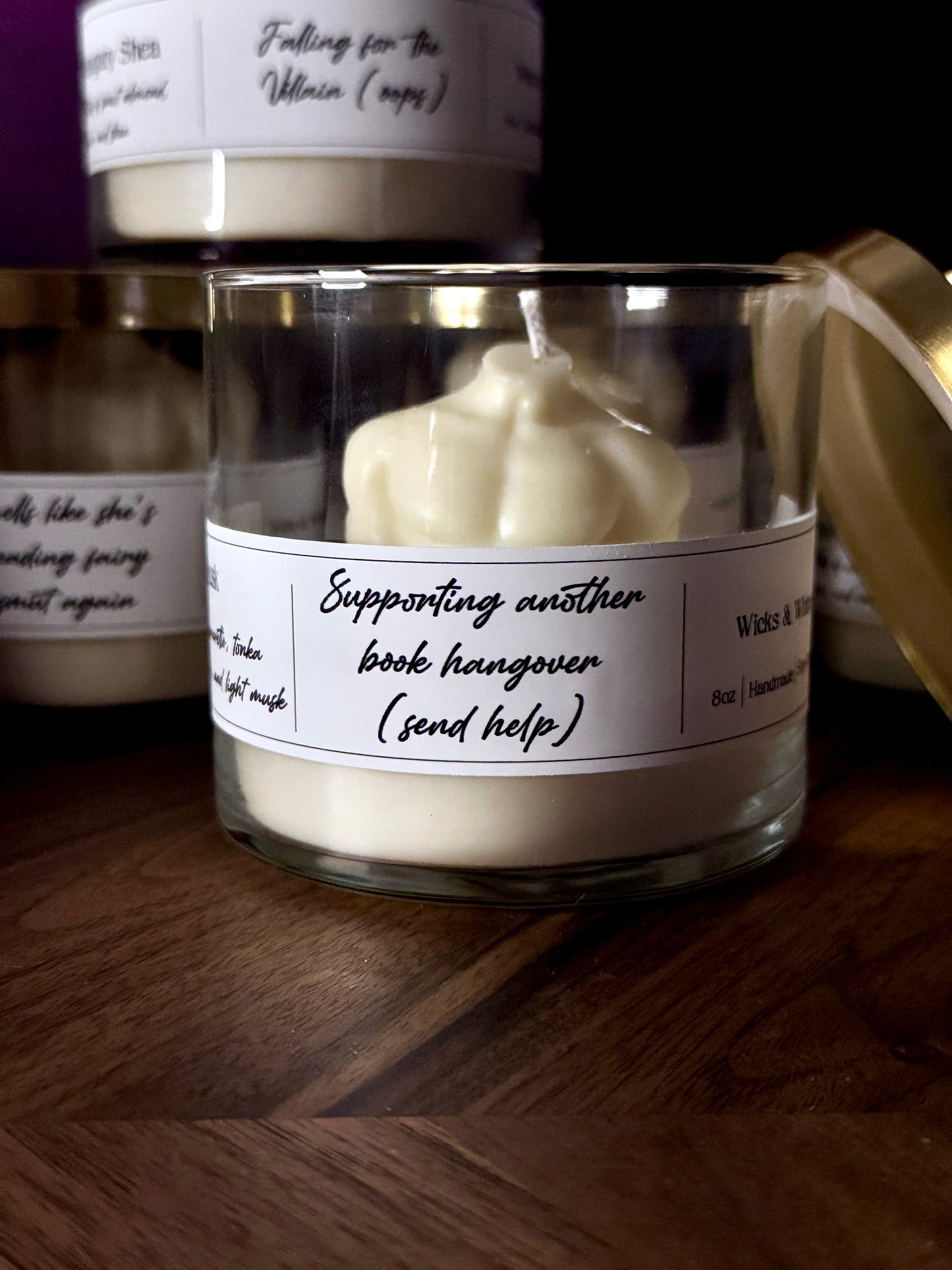 Male Figure Spicy Book Candles | 8oz
