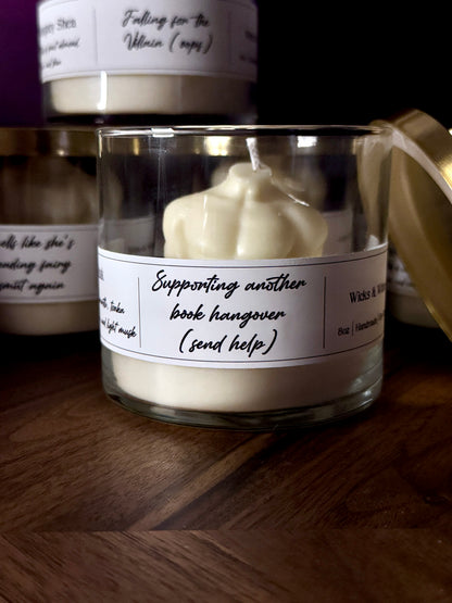 Male Figure Spicy Book Candles | 8oz