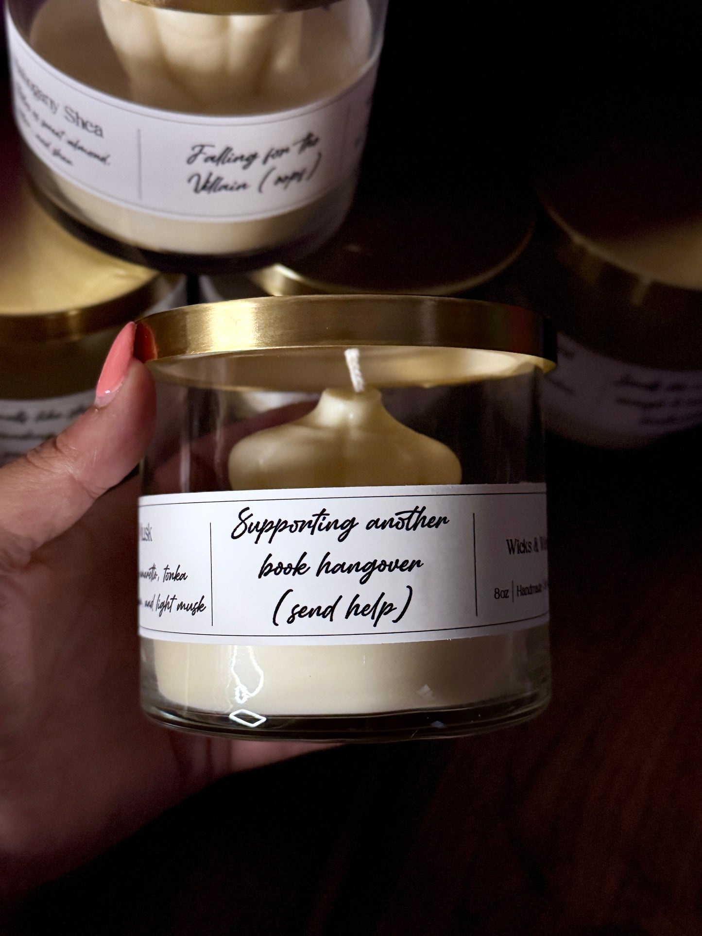 Male Figure Spicy Book Candles | 8oz