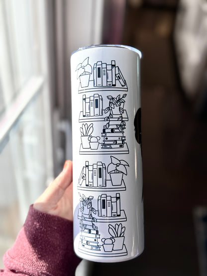 20oz Book Lover Stainless Steel Tumbler