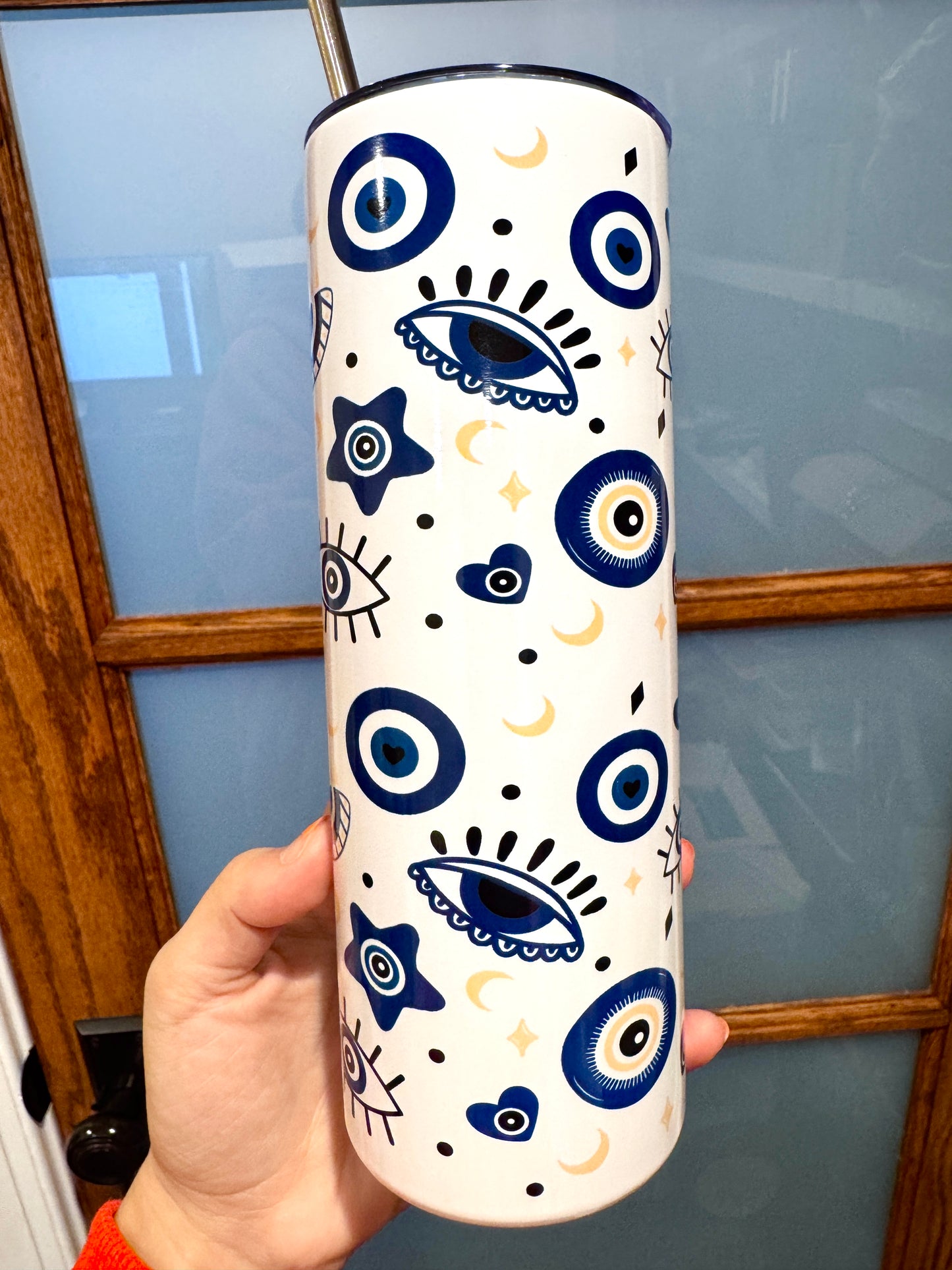 20oz Multi Evil Eye Stainless Steel Tumbler