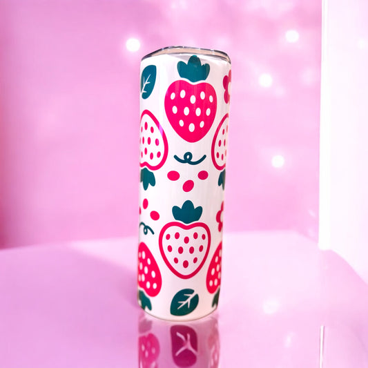 20oz Strawberry Skinny Tumbler